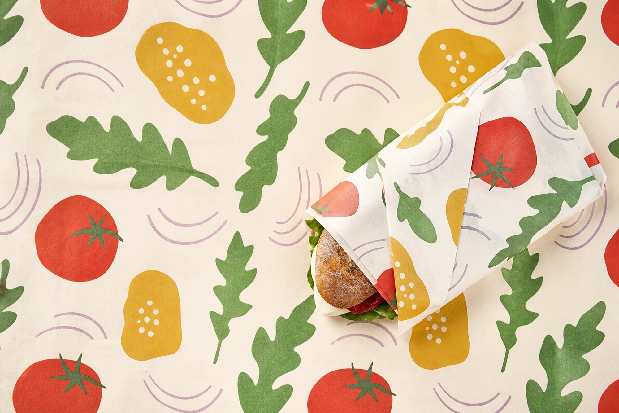 Casual wrapping paper